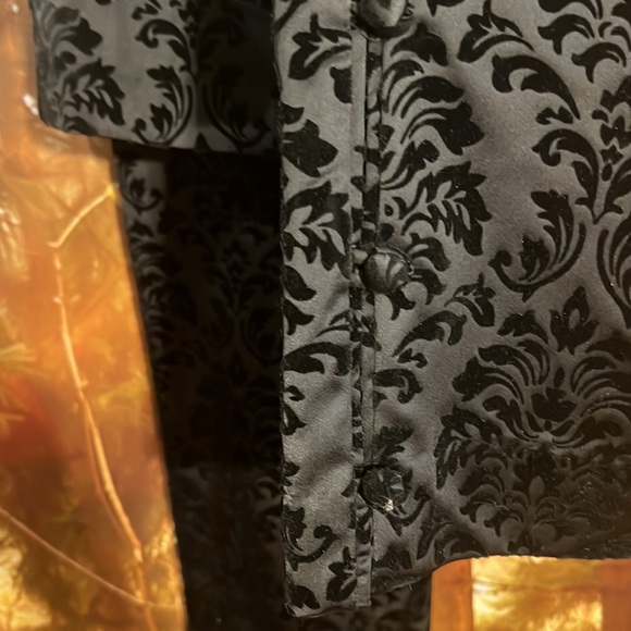 Julie Brown NYC bowtie black damask tuxedo pant 2-NWT - Picture 4 of 11